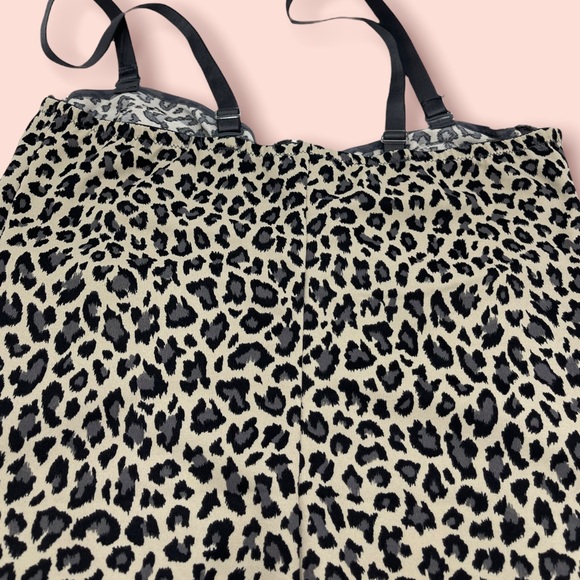 Bodyslimmers by Nancy Ganz| Leopard print body slimmer shaper dress Adj Straps - Picture 6 of 14